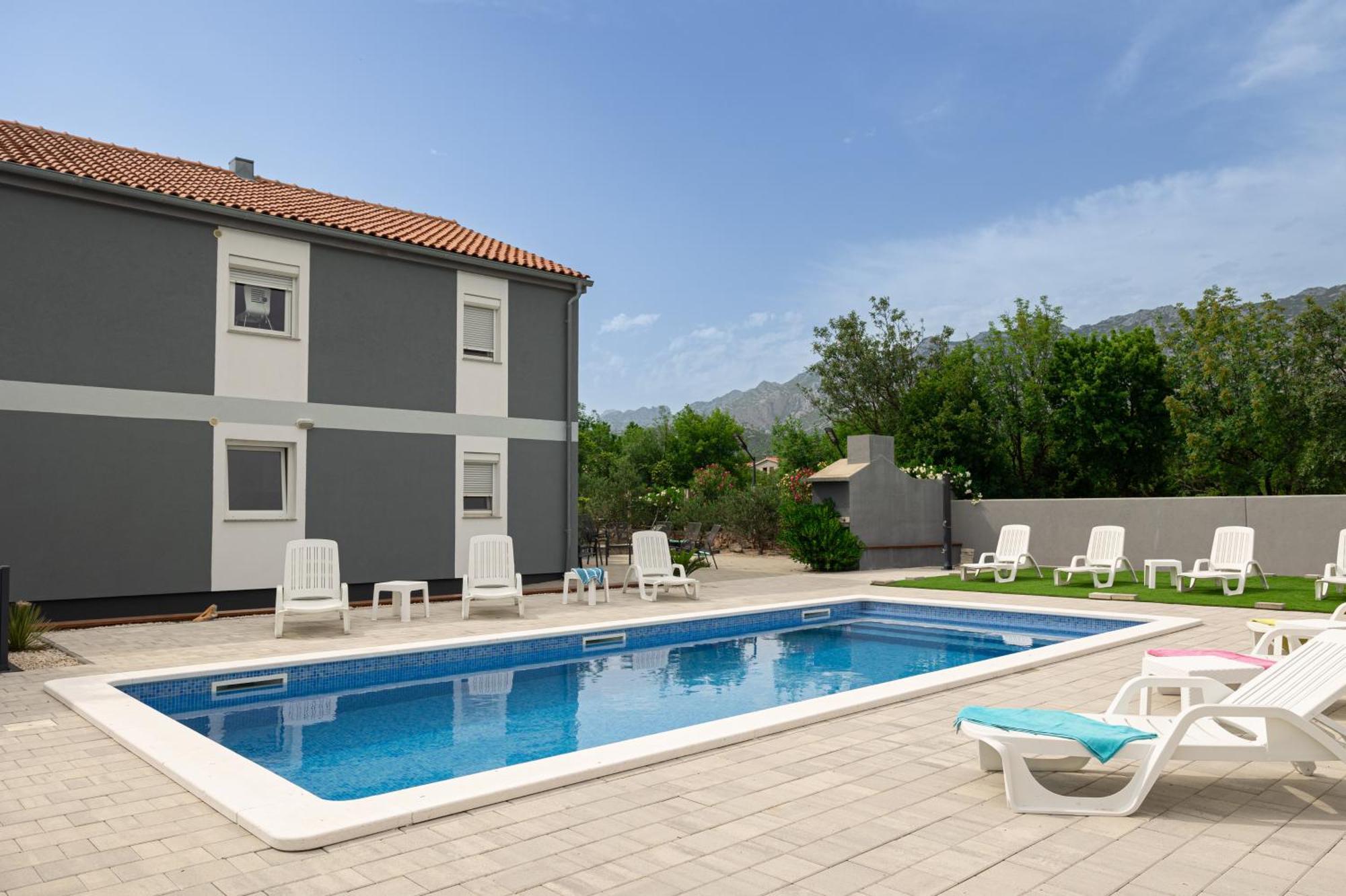 Apartments Zanic With Private Swimming Pool And Sea View Stari Grad Kültér fotó